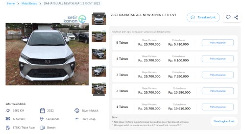 mobil bekas samarinda all new xenia