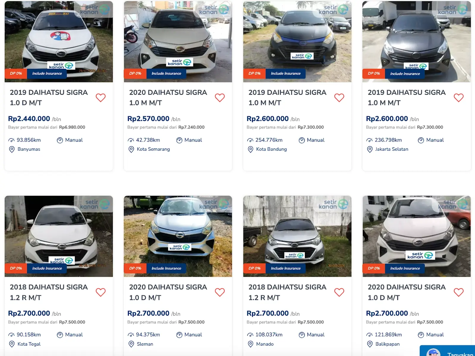 daihatsu sigra bekas