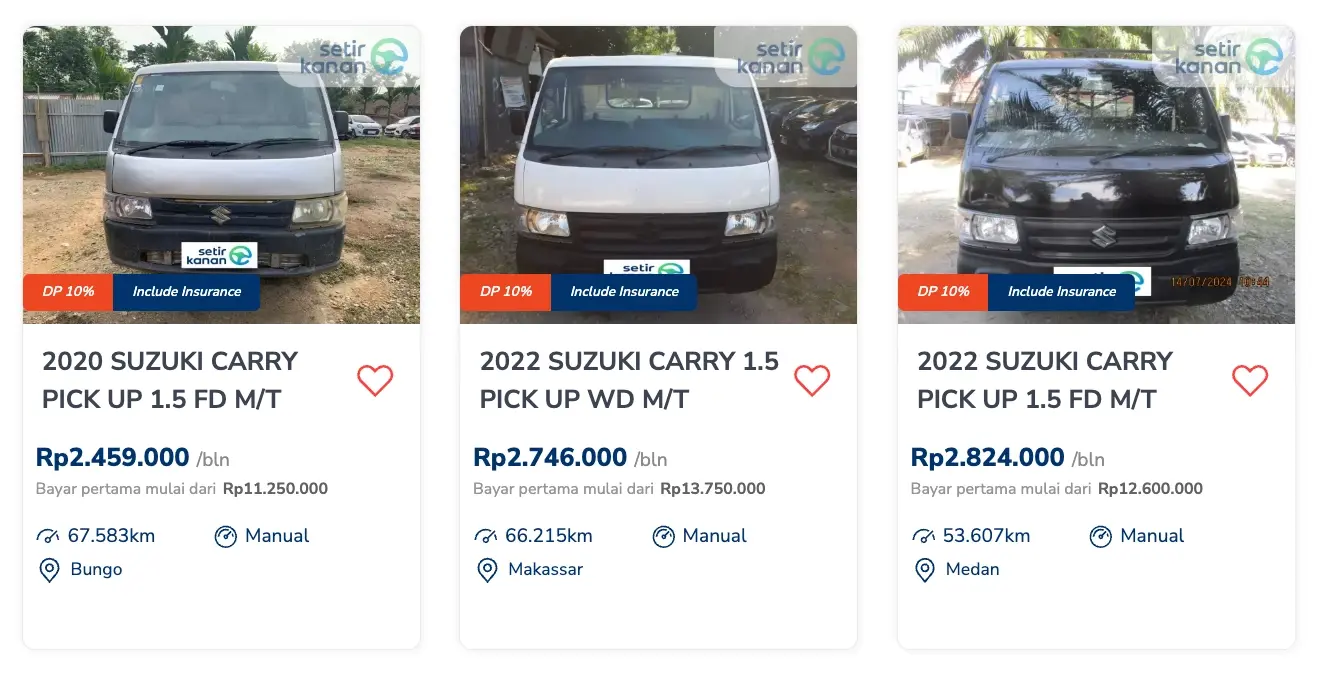 suzuki carry pick up bekas