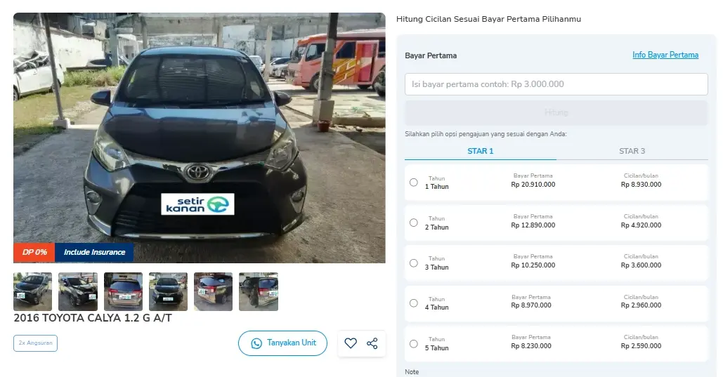 gaji umr apakah bisa beli mobil