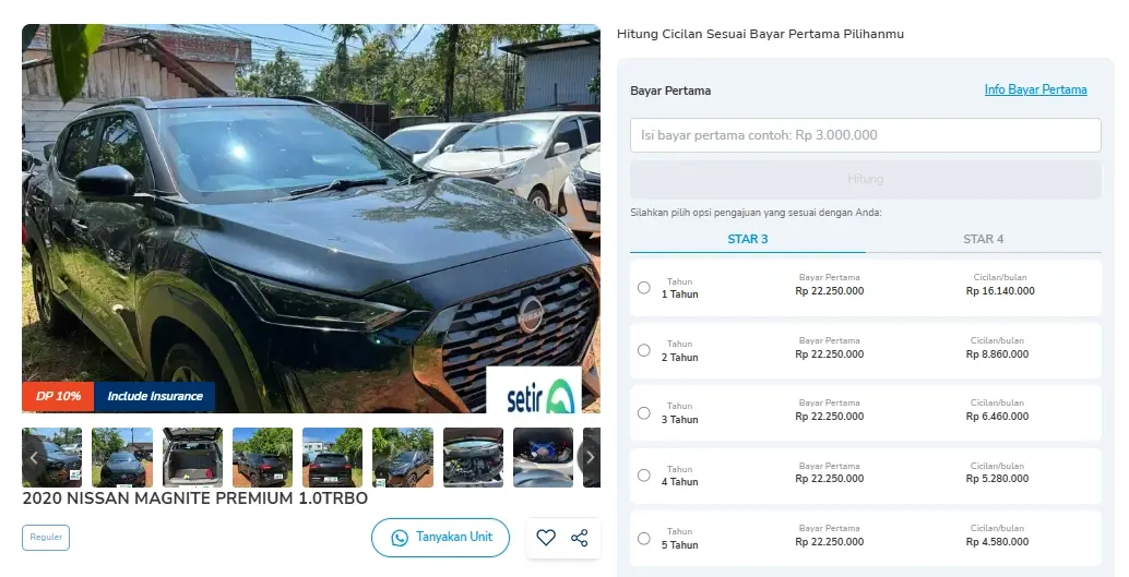 nissan magnite second