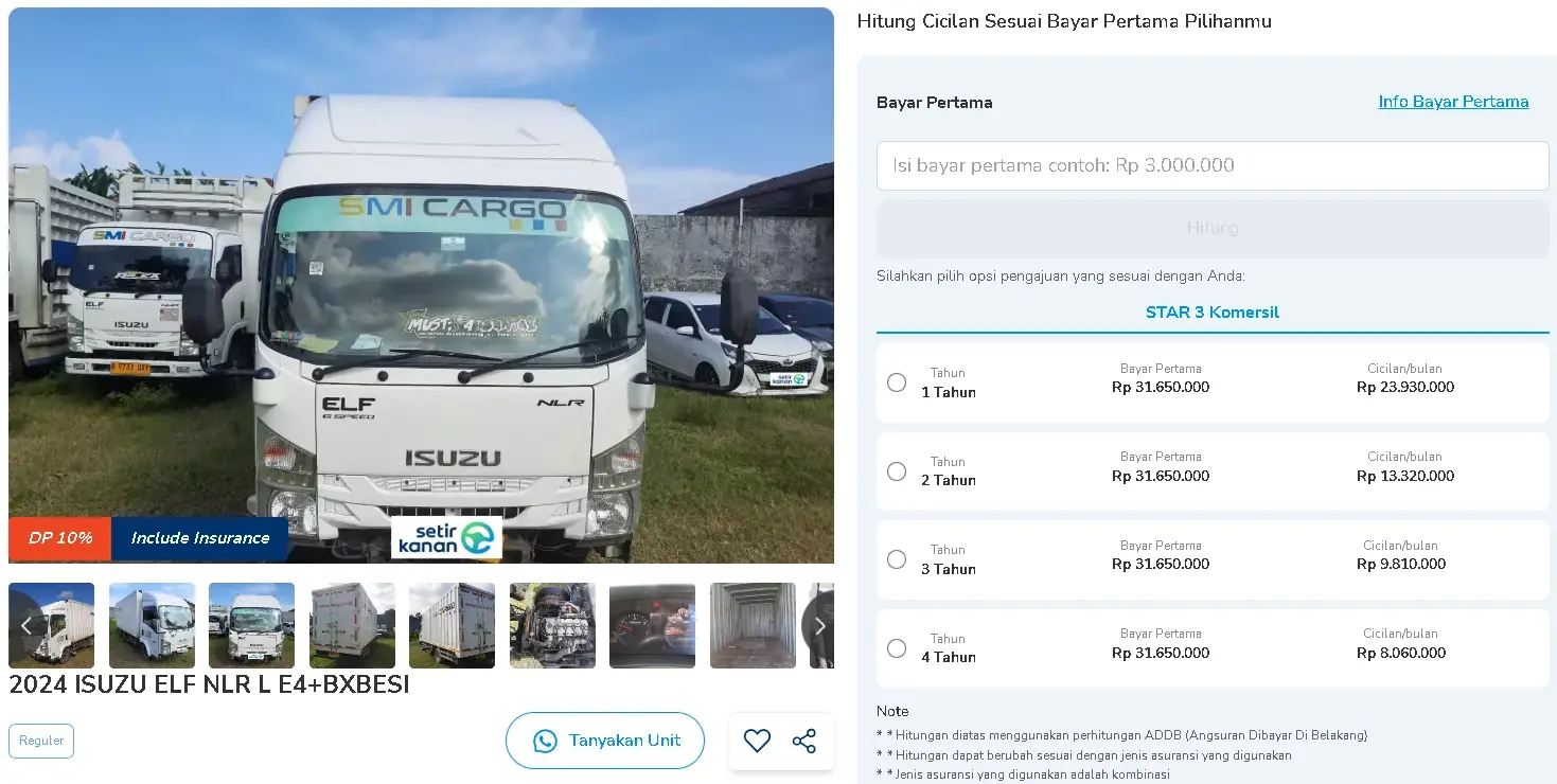 harga elf bekas dibawah 100 juta